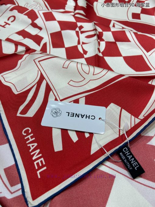 The new Chanel graphic combination of 90 silk square scarves is recommended for VIP customeri3gmm1k8 - Image 10