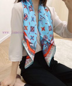 New 90 * 90cm rolled edge diagonal square scarf3mam3dp6