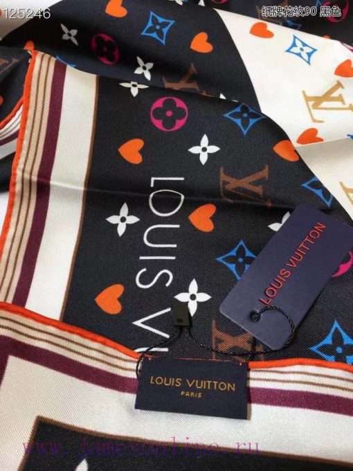 Donkey Family Card Pattern 90 Small Square Towel, reinterpreted with Louis Vuitton Monogram my00mvza - Image 6