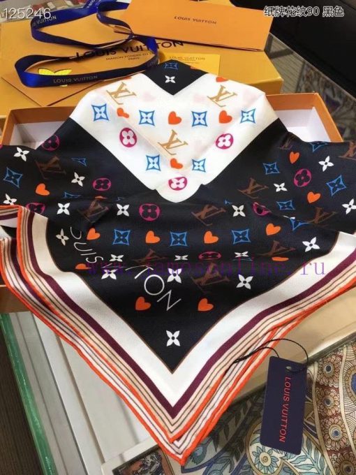 Donkey Family Card Pattern 90 Small Square Towel, reinterpreted with Louis Vuitton Monogram my00mvza - Image 8
