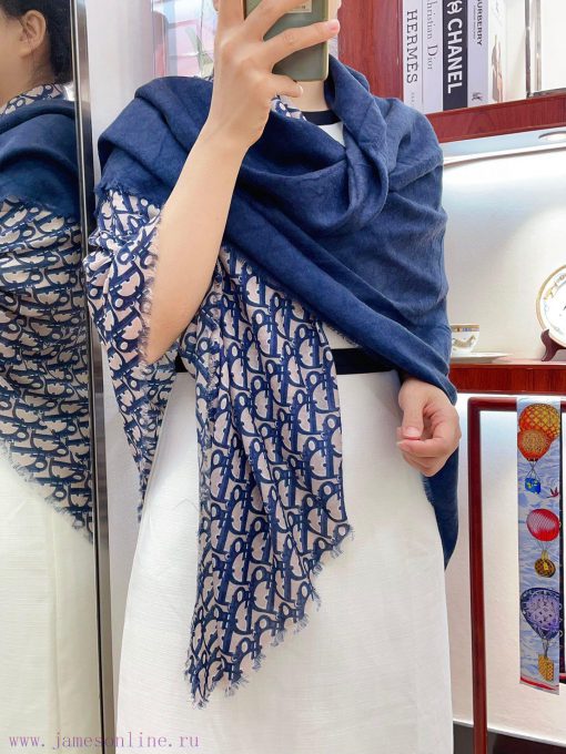 DIOR cashmere fringe square scarf is highly recommended by VIPs. It must be fast to get stark7pohm7x - Image 2
