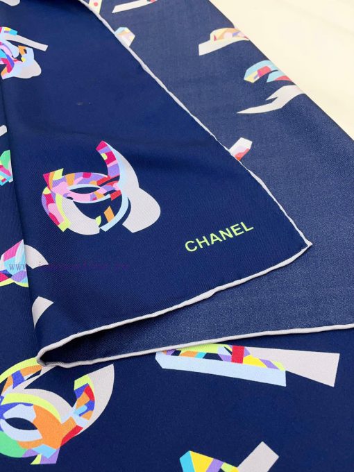 The new Chanel colored three-dimensional letter silk square scarf is highly recommended by Vyta1822s - Image 7