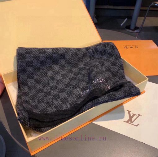 Rare high-end men's clothing, family benefits LV embroidery 🪡 A very nice men's scarf~I lovexvqtbqq6 - Image 4