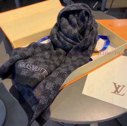 Rare high-end men's clothing, family benefits LV embroidery 🪡 A very nice men's scarf~I lovexvqtbqq6 - Image 6