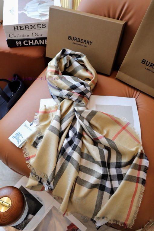 Heavy luxury classic large plaid double-sided dual color perfect fusion Burberry new double-gxh8x1fp - Image 4