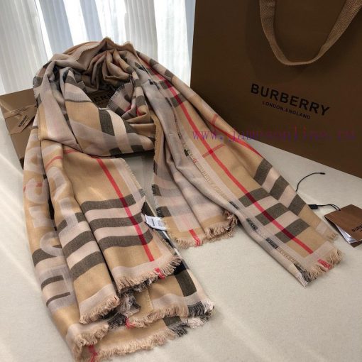 Burberry double-sided tassel scarf classic signature series, oversized size 100 * 220cm2bfgvh9e - Image 5