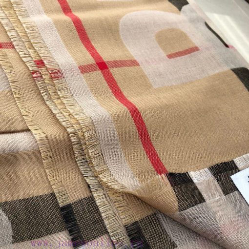 Burberry double-sided tassel scarf classic signature series, oversized size 100 * 220cm2bfgvh9e - Image 9