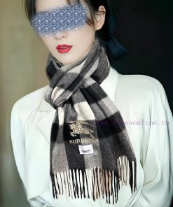 Burberry Embroidered War Horse Beauty Essential 2024 unisex couple's classic plaid design, t70r60n19