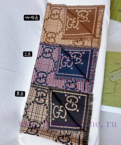 The synchronized double G jacquard double-sided shawl style is classic, elegant and fashionanp3fvgvq
