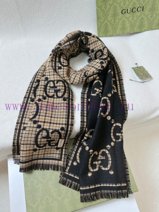 The synchronized double G jacquard double-sided shawl style is classic, elegant and fashionanp3fvgvq - Image 9