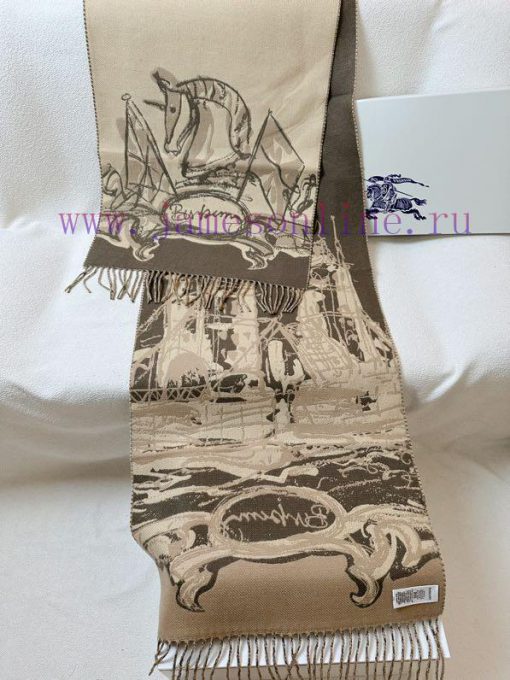 𝐁𝐔𝐑𝐁𝐄𝐑𝐑𝐘 Double sided shawl scarfThe most beautiful shawl, refined scarf, made of jacquard saxzek4th - Image 9