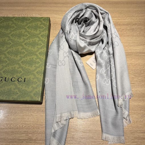 Wide size, heavyweight Gucci classic shawl~The evergreen tree style of G is of excellent qua6sxoholw - Image 7