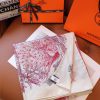 Hermes launches new 2024 modelHERMES new 140 sizeElectric Blue/Stone Gray/Pink WhiteThis claj43x60a1