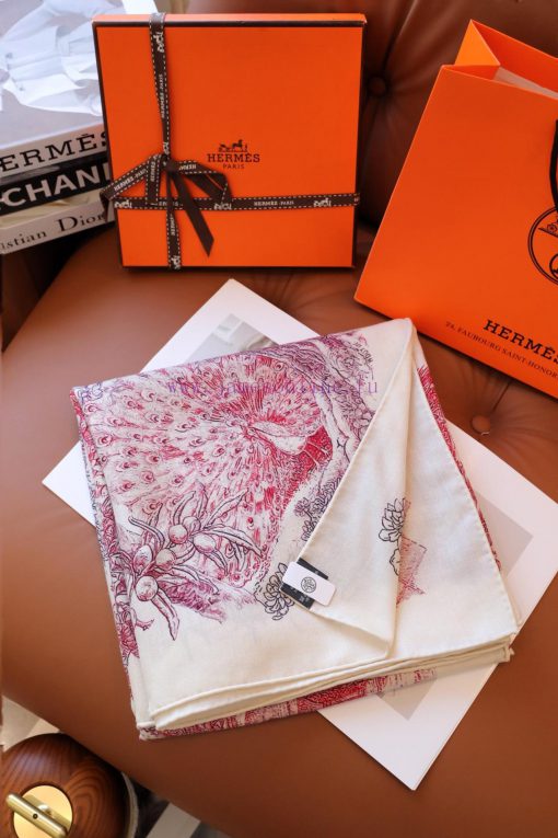 Hermes launches new 2024 modelHERMES new 140 sizeElectric Blue/Stone Gray/Pink WhiteThis claj43x60a1 - Image 2