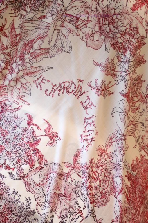 Hermes launches new 2024 modelHERMES new 140 sizeElectric Blue/Stone Gray/Pink WhiteThis claj43x60a1 - Image 5