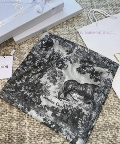 Dior's new Iru Animal Jungle Silk Cashmere Scarf Long Shawl is pure luxury and fashionable. whp33a0i