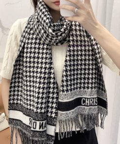 Dior (Thousand Bird Black) High Quality ️ Dior Printed Long Scarf ️ Scarf and Shawl Dual Useyr5zievw