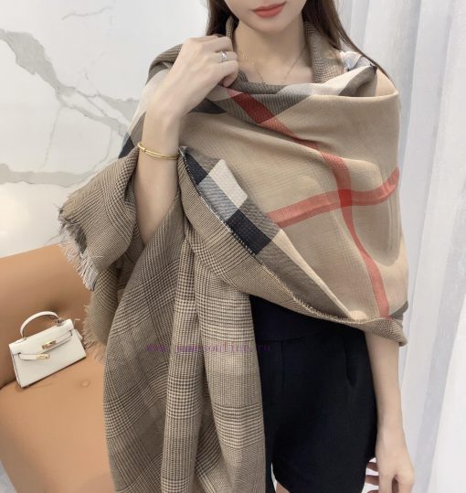 Bur's double-sided shawl is an absolutely heavyweight style, with 10000 recommended latest vhuygyhuw - Image 3