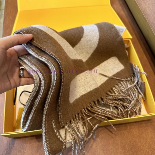 Fendi Color blocked Scarf, available for both men and women, FD only produces a few styles pr96i2cxb - Image 3