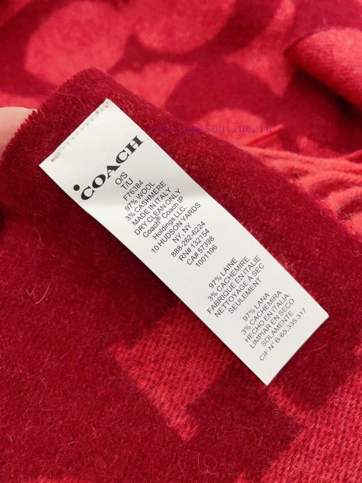 Classic 5 ⃣ The COACH classic Coach shawl is so beautiful, not only in terms of appearance bxsl2xxkn - Image 7