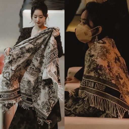 Dior's latest popular shawl, the D Zoo shawl, believe me, it is truly a warm big sheep with po384wa7 - Image 2