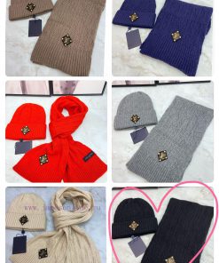 LV Cashmere Hat and Scarf Set ️ Warm and Super Comfortable~Winter Sister's Age Reducing Arti9uuadzdm