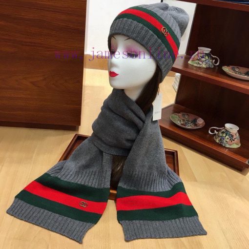 Gucci set GUCCI set 🥰 Rabbit velvet+cashmere scarf and hat set, warm and fashionable [hot], 9tjquyb0 - Image 9