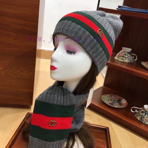 Gucci set GUCCI set 🥰 Rabbit velvet+cashmere scarf and hat set, warm and fashionable [hot], 9tjquyb0 - Image 10