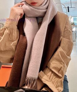 HERMES 🧣 Herm è s 2023 Paris Fashion Show Business Men's and Women's Universal Double sided 1kg91dzj