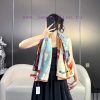 In 2025, Hermes double-sided top velvet scarves with the same color will be synchronized. Weyos907jb