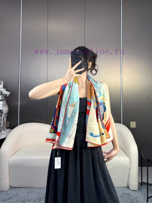 In 2025, Hermes double-sided top velvet scarves with the same color will be synchronized. Weyos907jb