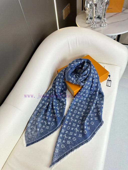 L Gradient Jacquard Square Scarf Latest Craftsmanship 24 Spring New Edition, Ultra High Diffa9hv2uoi - Image 6