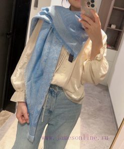 The new L V 2024 shawl looks like a beloved pair of jeans with a unique texture that has beek1nfb5ys