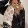 LV Donkey Home Scarf Classic Pattern Redesigned Versatile, Stir Fried Chicken Dazzling Logo rnbojbny