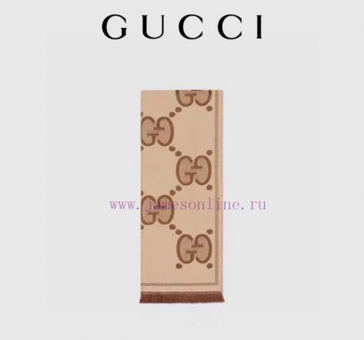 Gucci Knitted Jacquard Double sided Wool Official Website Simultaneous Release Very Practicakfrhomja - Image 6