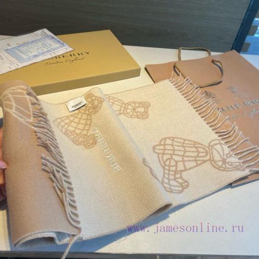 Burberry Teddy Bear of the Year 🧸 A series of cashmere scarves, suitable for both men and woi0gmxm8l - Image 7