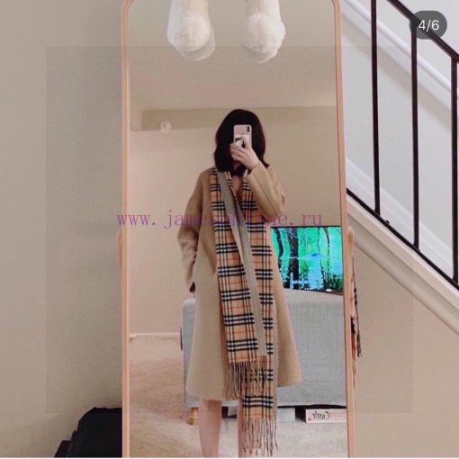 Burberry original order, imported cashmere from France, last order, back solid color, front pq2j7u6x - Image 3