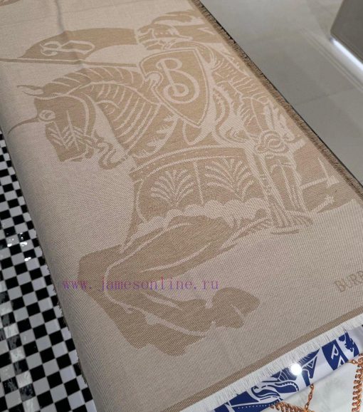 BURBERRY's new equestrian knight weaving details are perfect, with double-sided jacquard cra4616vya0 - Image 6
