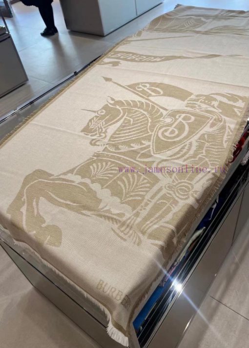 BURBERRY's new equestrian knight weaving details are perfect, with double-sided jacquard cra4616vya0 - Image 7