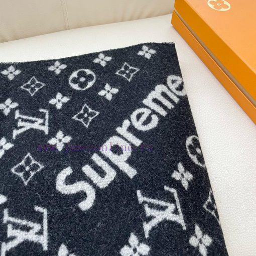 The best Superme super soft and sticky LV Supreme LV co branded scarf Red to Half the Sky ️ 5vsfdgbm - Image 8