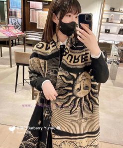 BURBERRY | Celestial Unicorn ScarfGrid patterned celestial body printed pure cashmere jacqua7cfw7gil