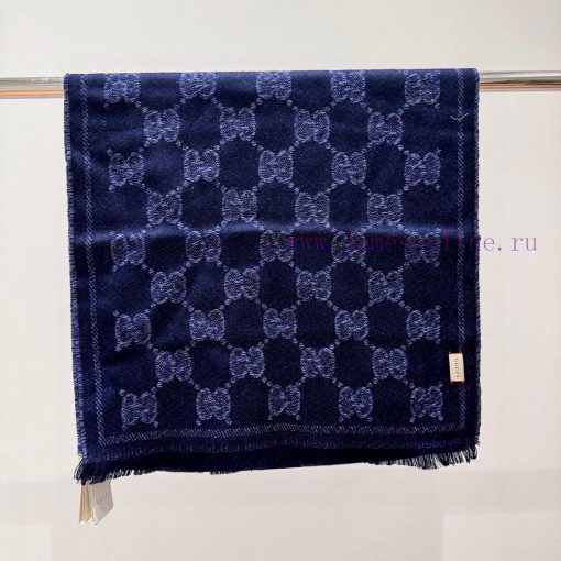Buy Gucci scarf, don't cry in winter𝑮𝒖𝒄𝒄𝒊 Invincible and popular wool jacquard scarf with codkmpkko2 - Image 3
