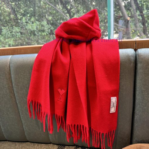Minimalist scarf, Ami's new collection is now availableA high-end cashmere wool blend scarf 7s02y99m - Image 15