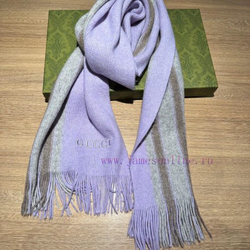 Gucci, high-end wool knitted scarves can be formal or casual, with a very classical design f7xluzvzb - Image 18