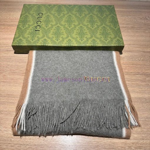 Gucci, high-end wool knitted scarves can be formal or casual, with a very classical design faj8ynvbr