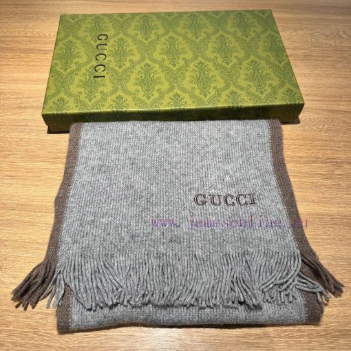 Gucci, high-end wool knitted scarves can be formal or casual, with a very classical design ff1zasm2k - Image 2