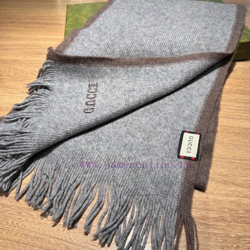 Gucci, high-end wool knitted scarves can be formal or casual, with a very classical design ff1zasm2k - Image 14