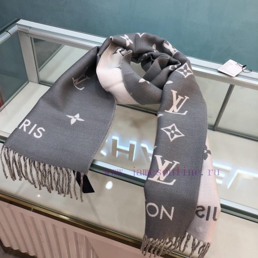 Double Eleven - LV Louis VuittonMen's official image, grey All About Monogram scarf eye-catc7o2jnhg7 - Image 10