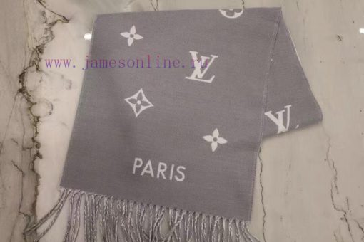 Double Eleven - LV Louis VuittonMen's official image, grey All About Monogram scarf eye-catc7o2jnhg7 - Image 14