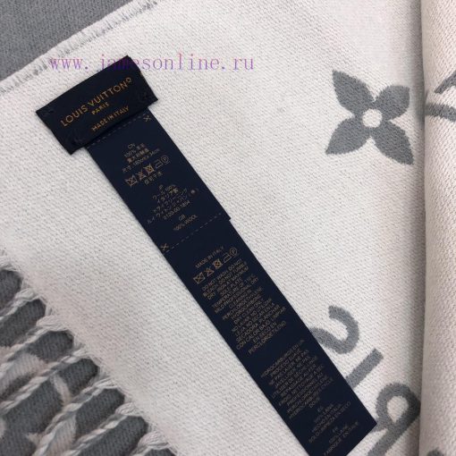 Double Eleven - LV Louis VuittonMen's official image, grey All About Monogram scarf eye-catc7o2jnhg7 - Image 18